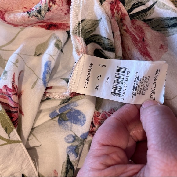 Floral Viscose Blouse - Koton Plus (Size 46 / UK 20) - Picture 3 of 9